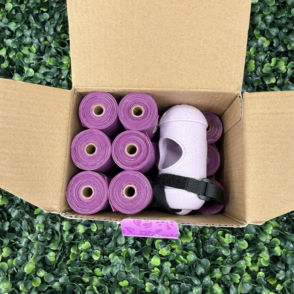 Pet n Pet 288 Dog Waste Bags 18 Rolls with Dispenser Lavender Scented Biobased‎